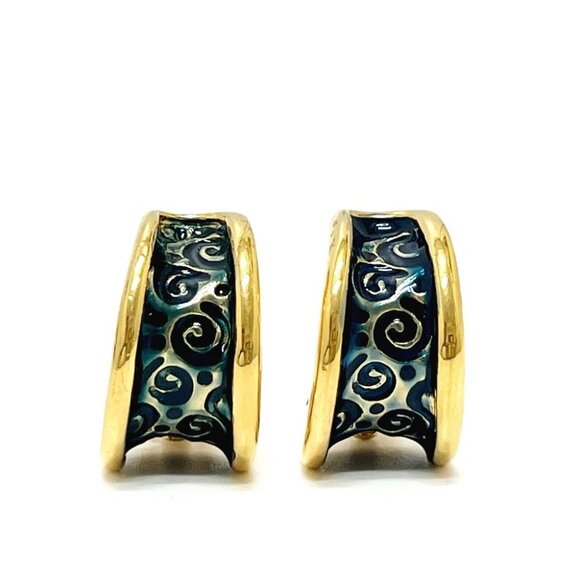 GIVENCHY Paris loop Accessories Earrings Metal Gold - Picture 1 of 6
